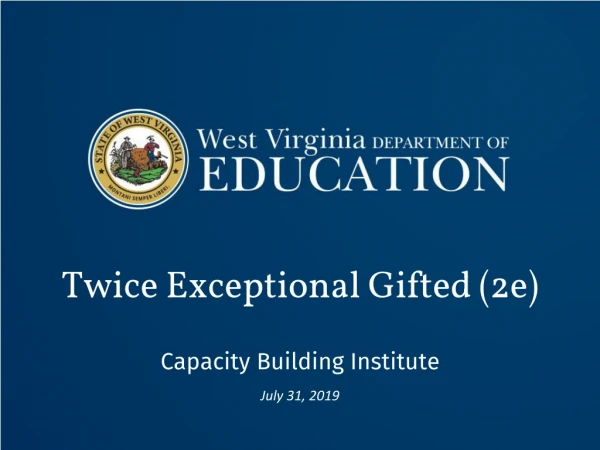 Twice Exceptional Gifted (2e)