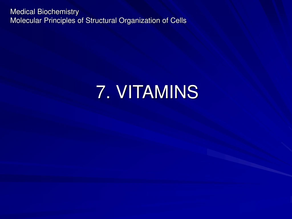 7 vitamins