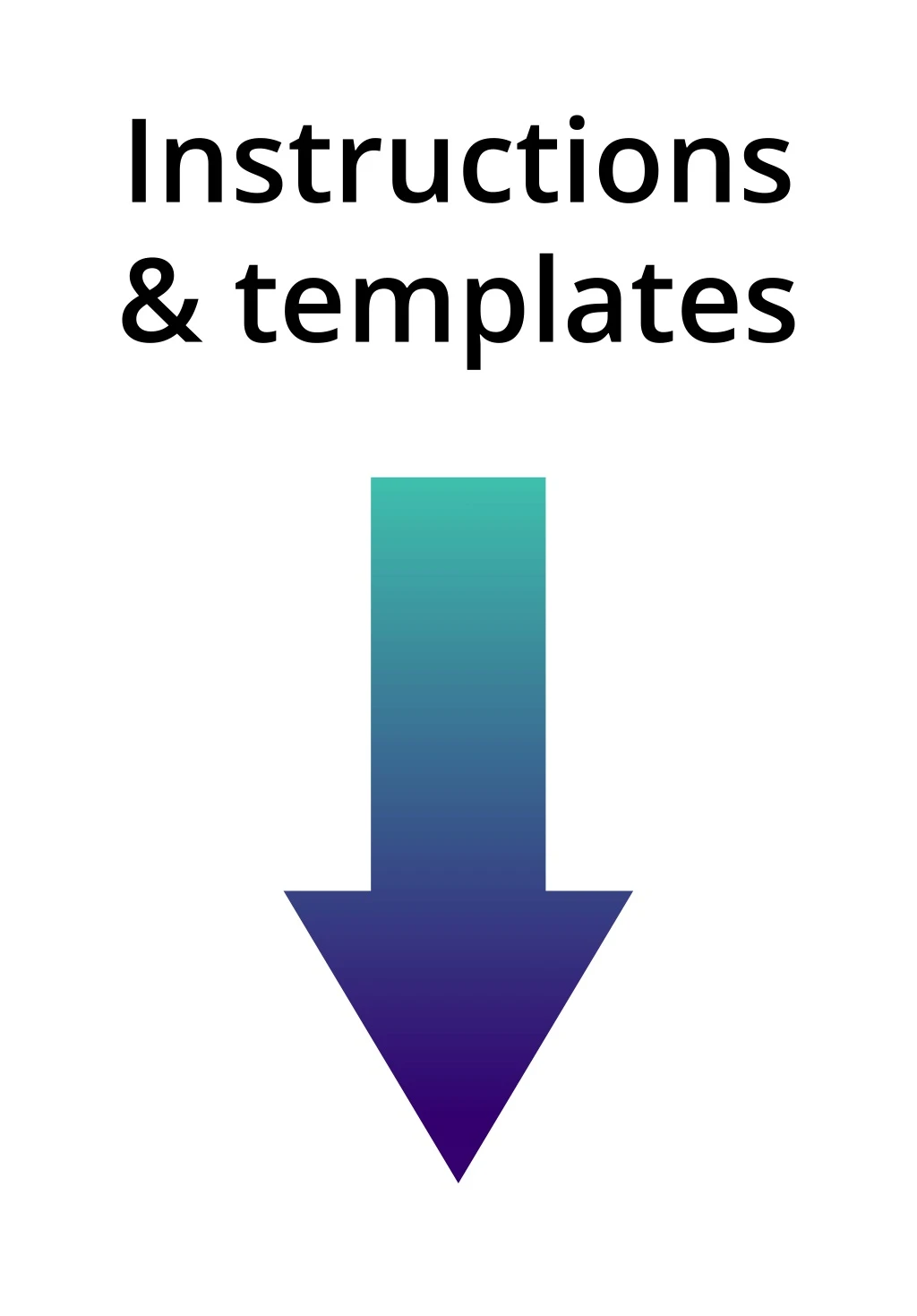 instructions templates