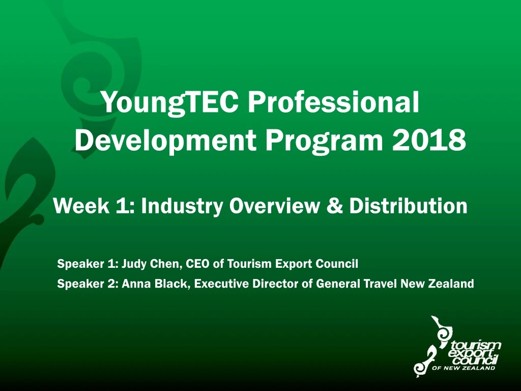youngtec professional development program 2018