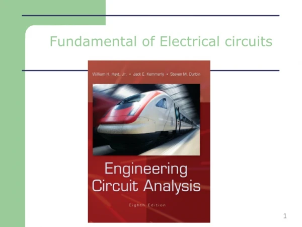 Fundamental of Electrical circuits