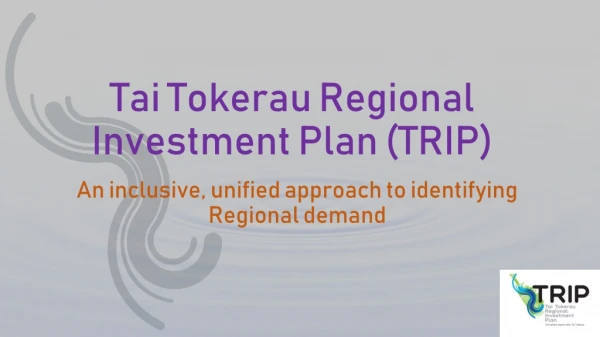 Tai Tokerau Regional Investment Plan (TRIP)