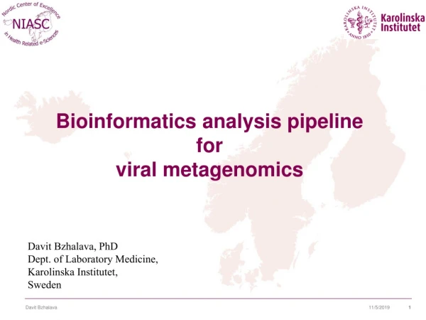 Bioinformatics analysis pipeline for viral metagenomics