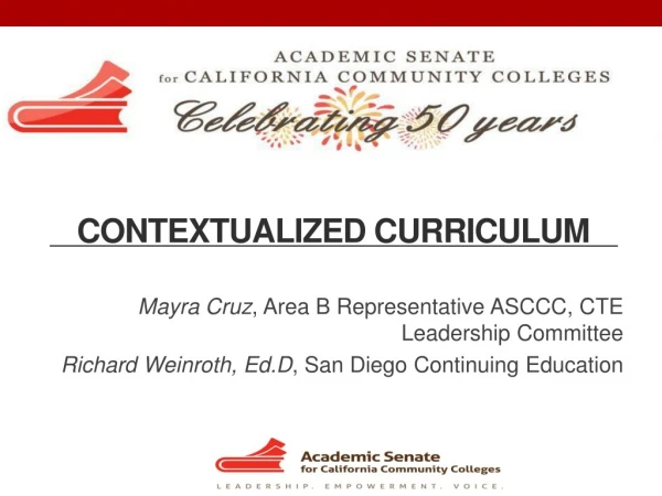 Contextualized Curriculum