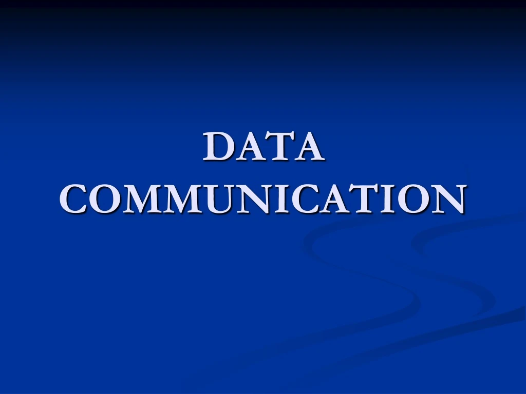 data communication