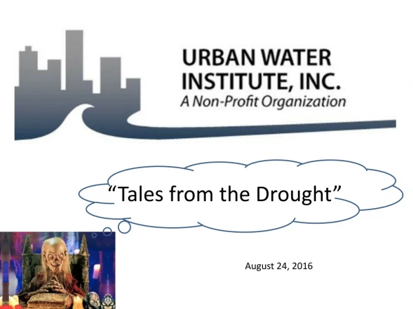 “Tales from the Drought”