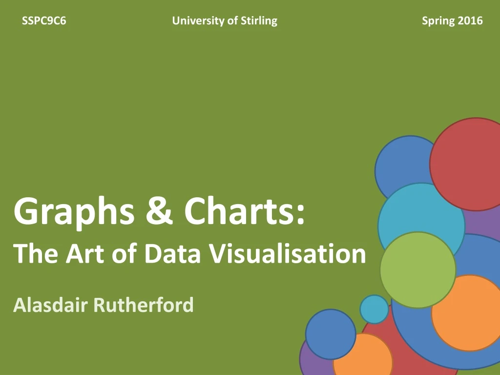 graphs charts the art of data visualisation
