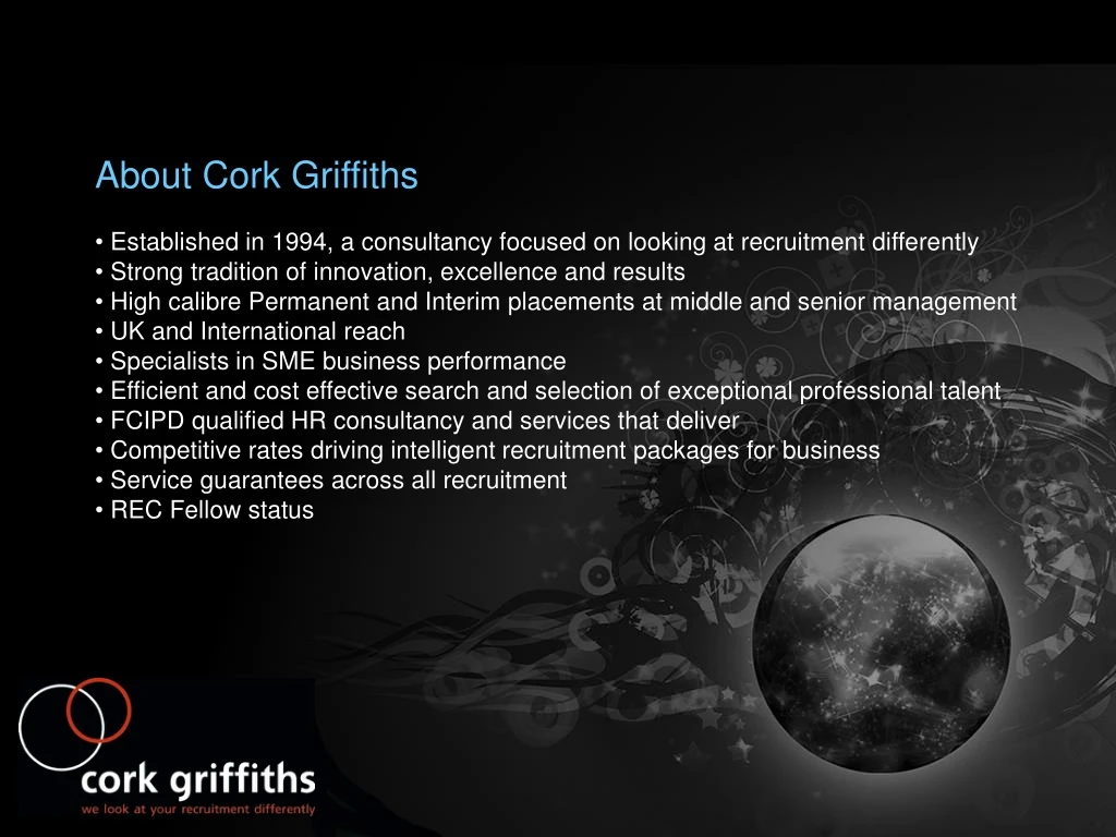 about cork griffiths established in 1994