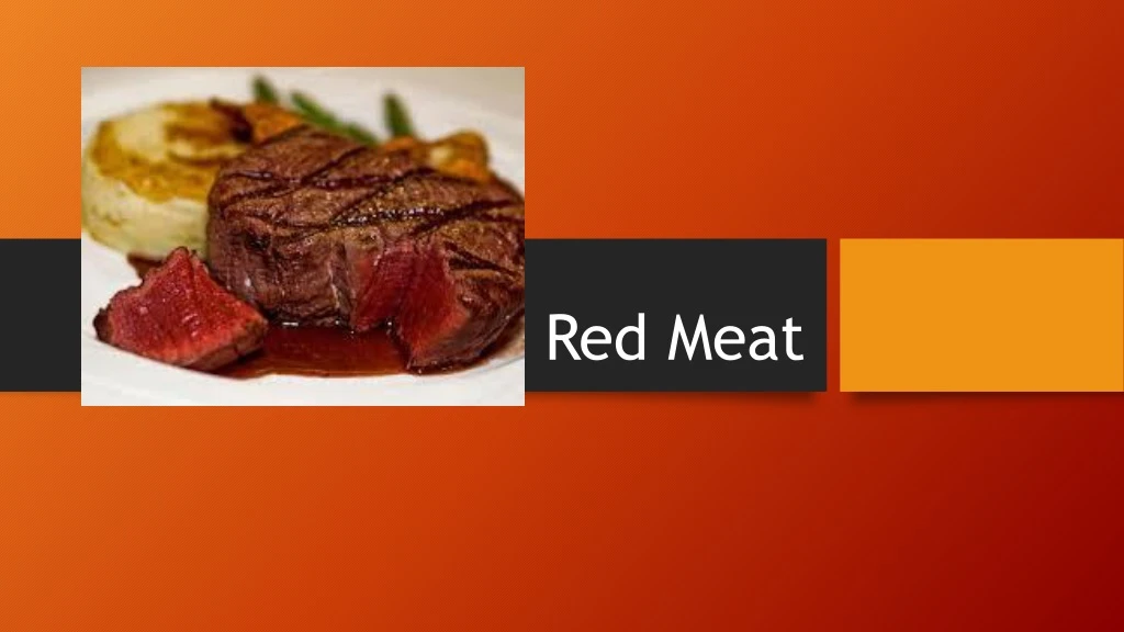 red meat