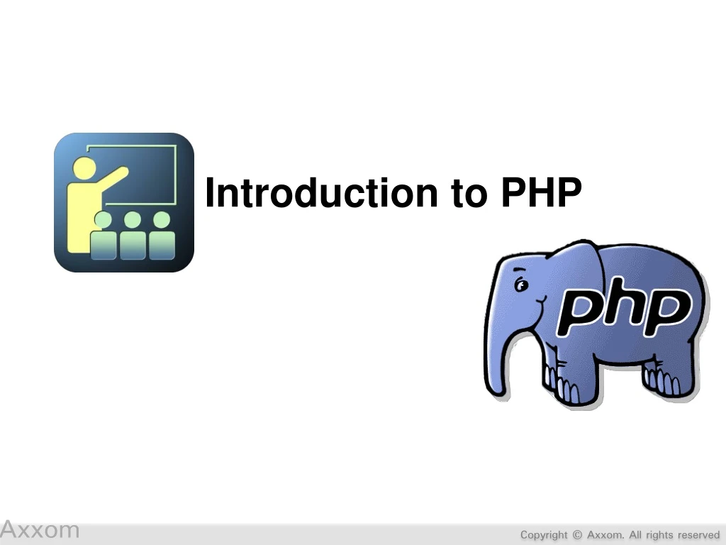 introduction to php