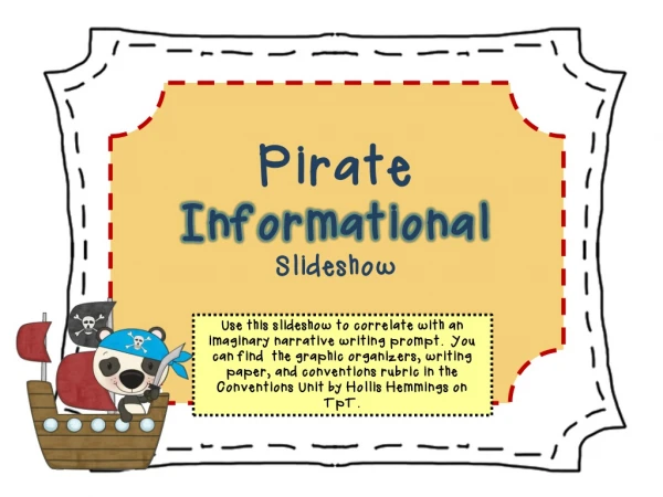 Pirate Informational Slideshow