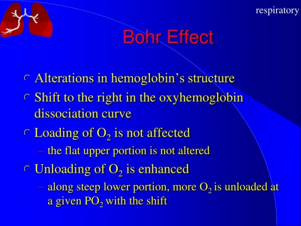 Bohr Effect