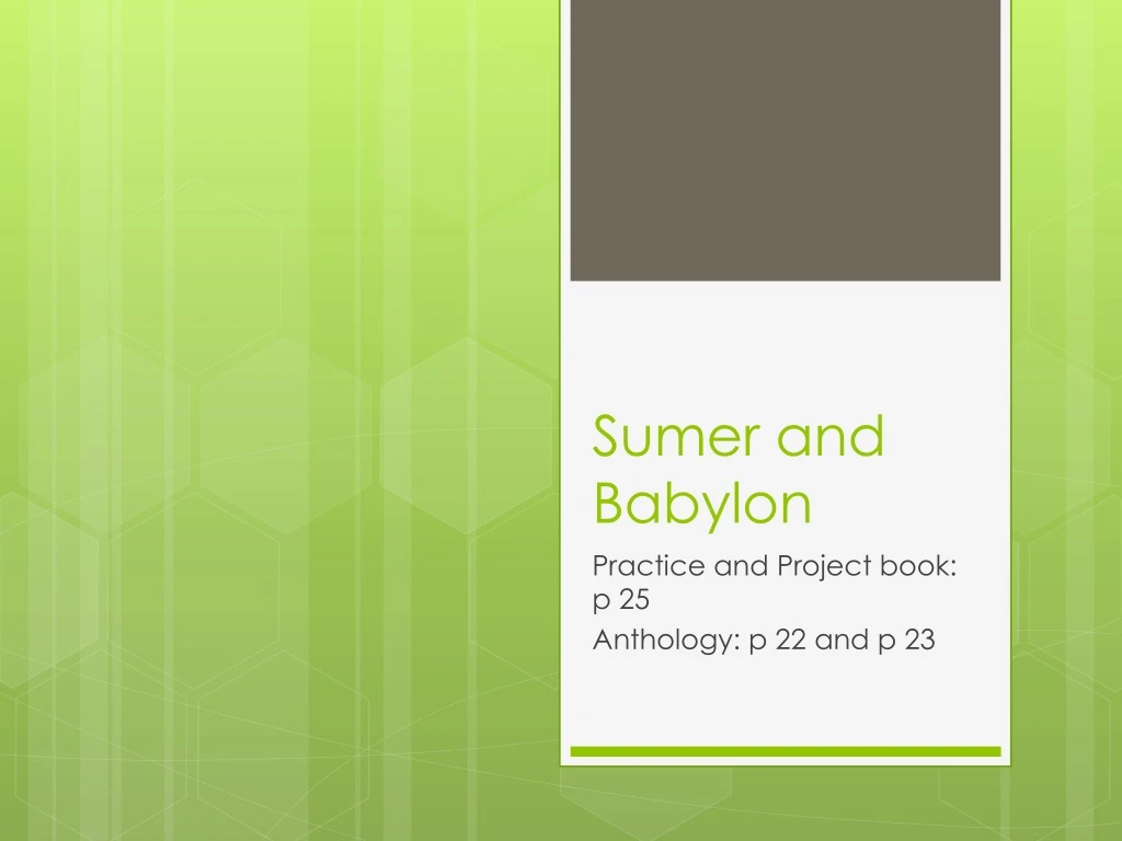 sumer and babylon