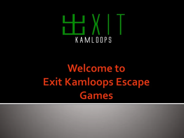 Real Escape Game Kamloops