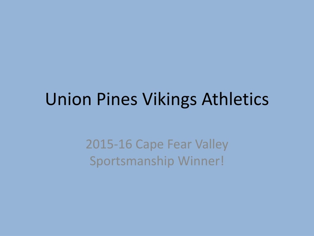union pines vikings athletics