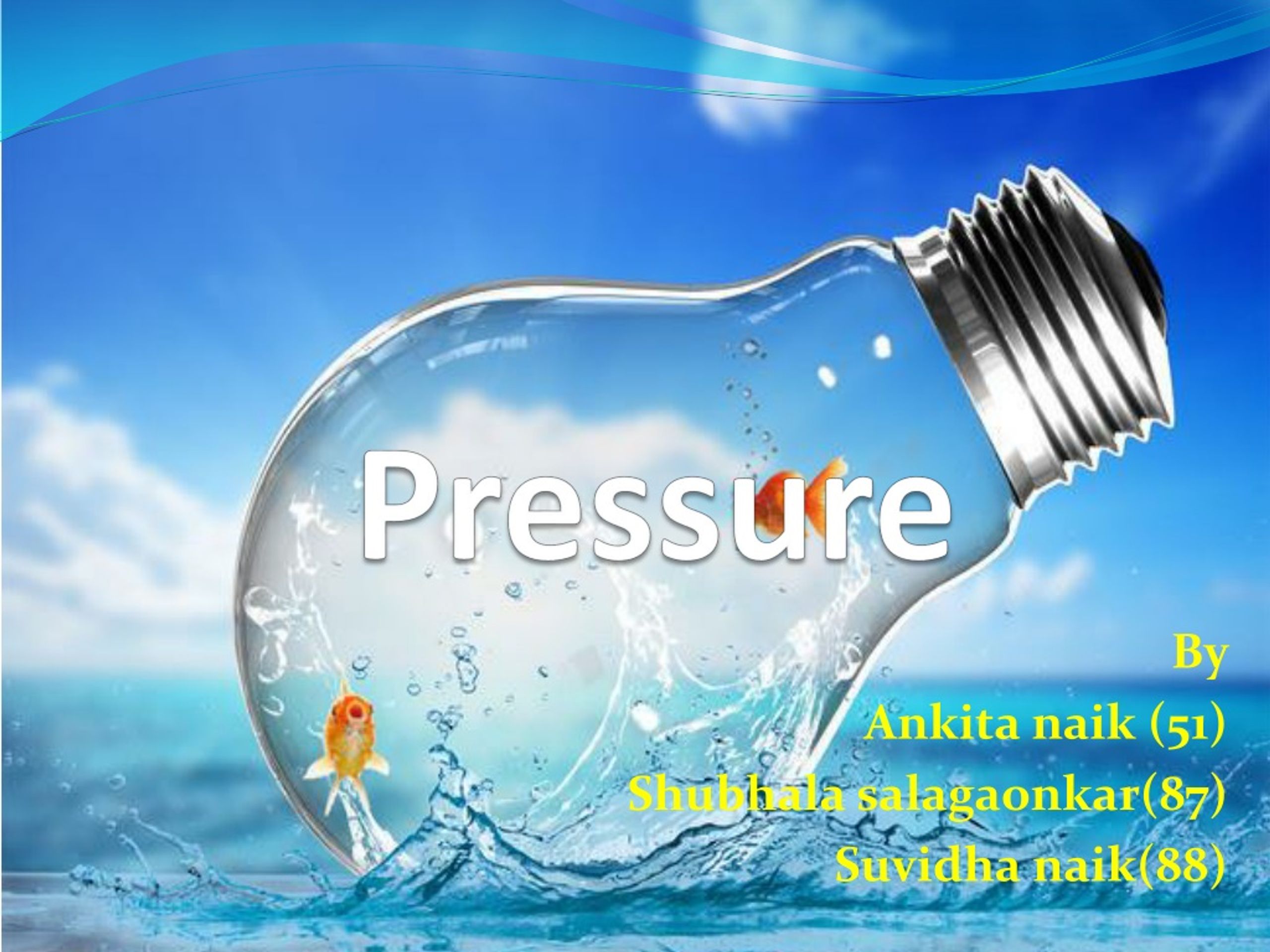 Pressure - slide 1