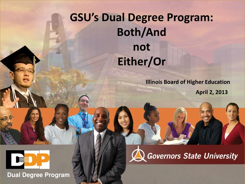 gsu s dual degree program both and n ot either or