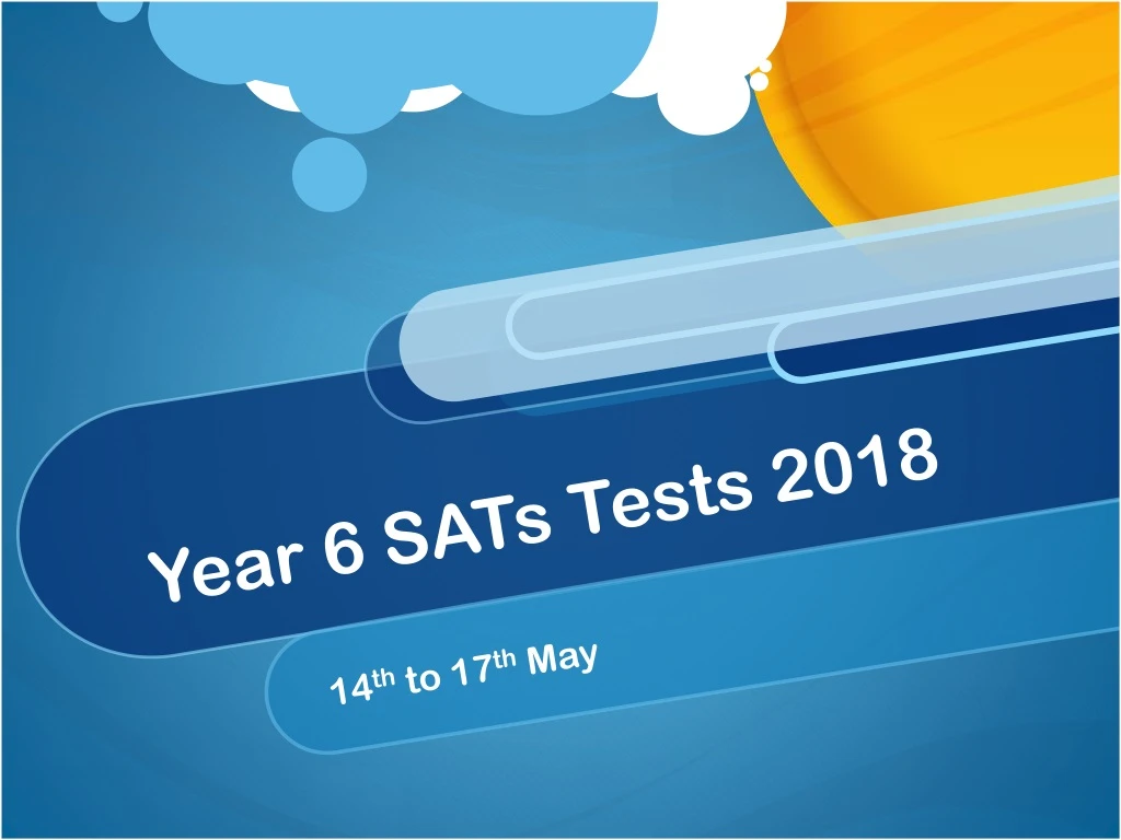 year 6 sats tests 2018