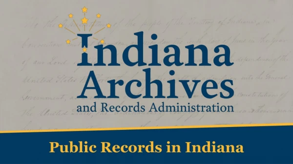 Public Records in Indiana
