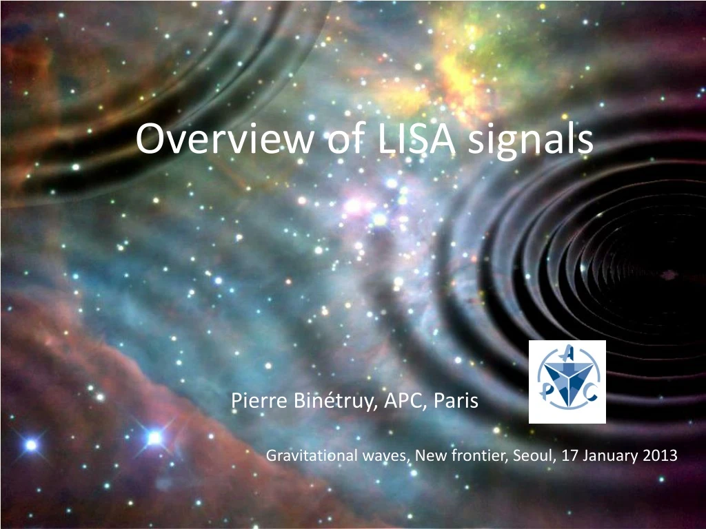 overview of lisa signals