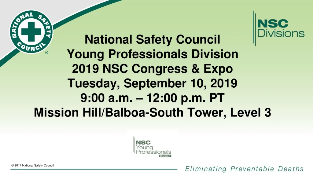national safety council young professionals