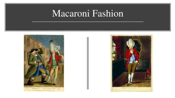 Macaroni Fashion
