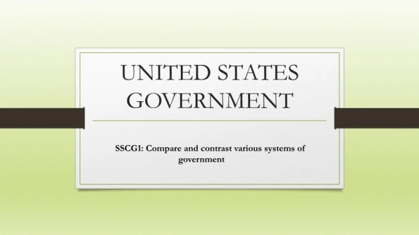 UNITED STATES GOVERNMENT
