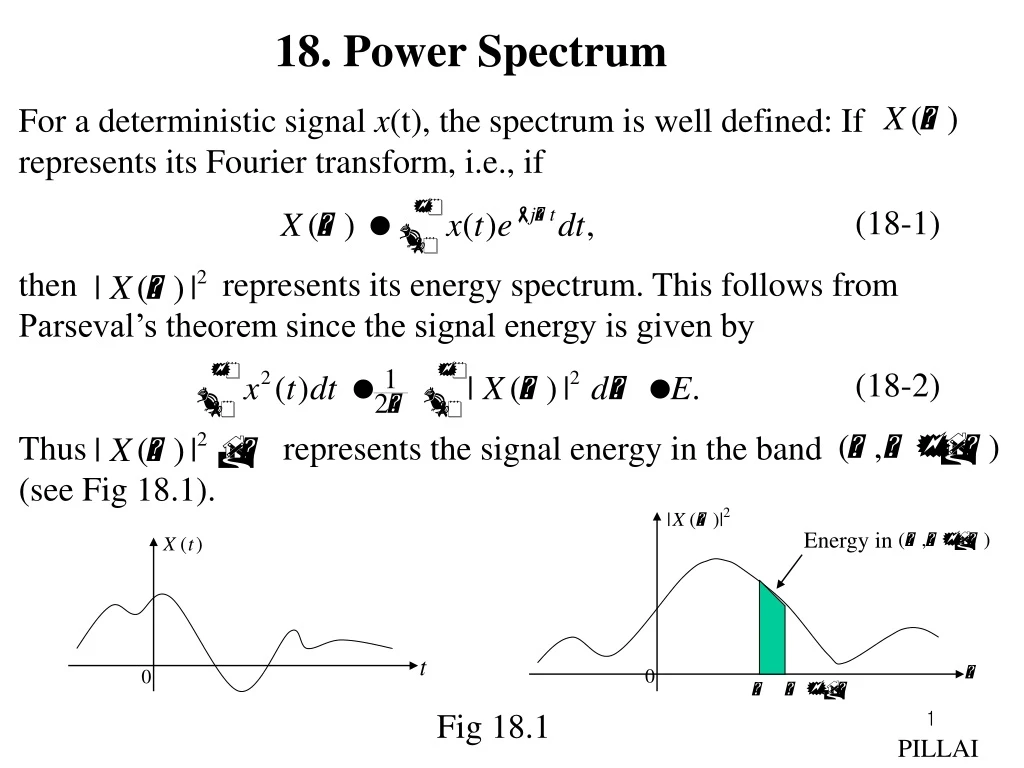 18 power spectrum