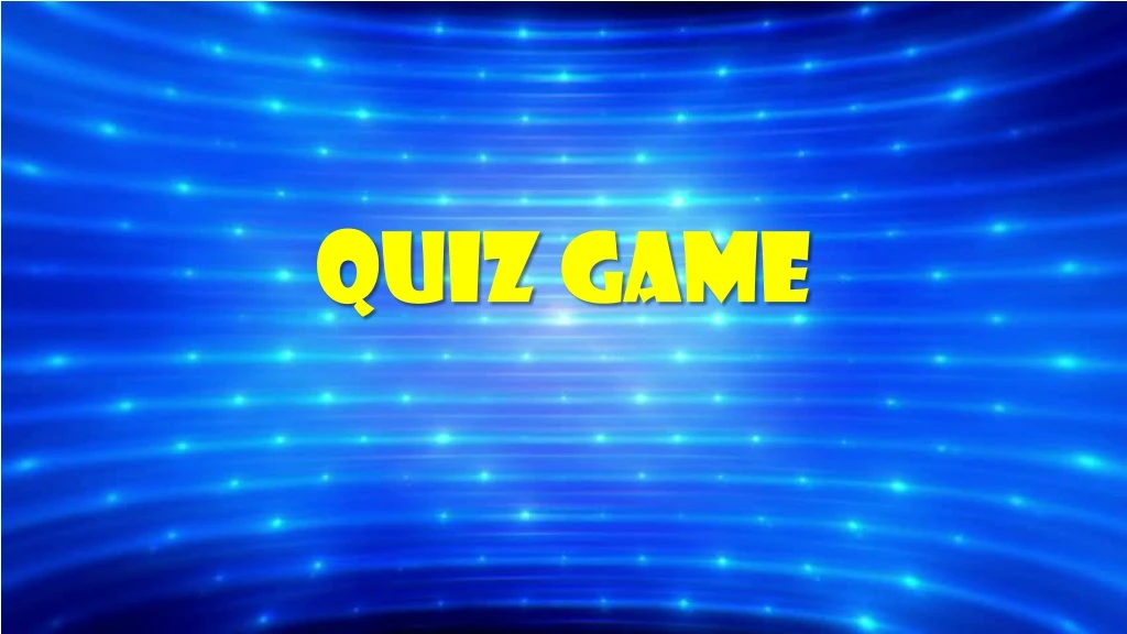 quiz game