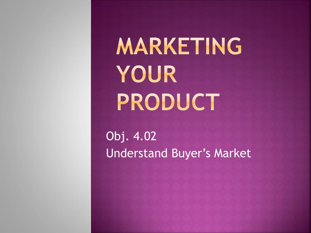 marketing your product