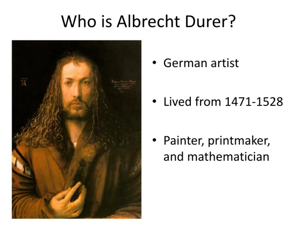 Who is Albrecht Durer?