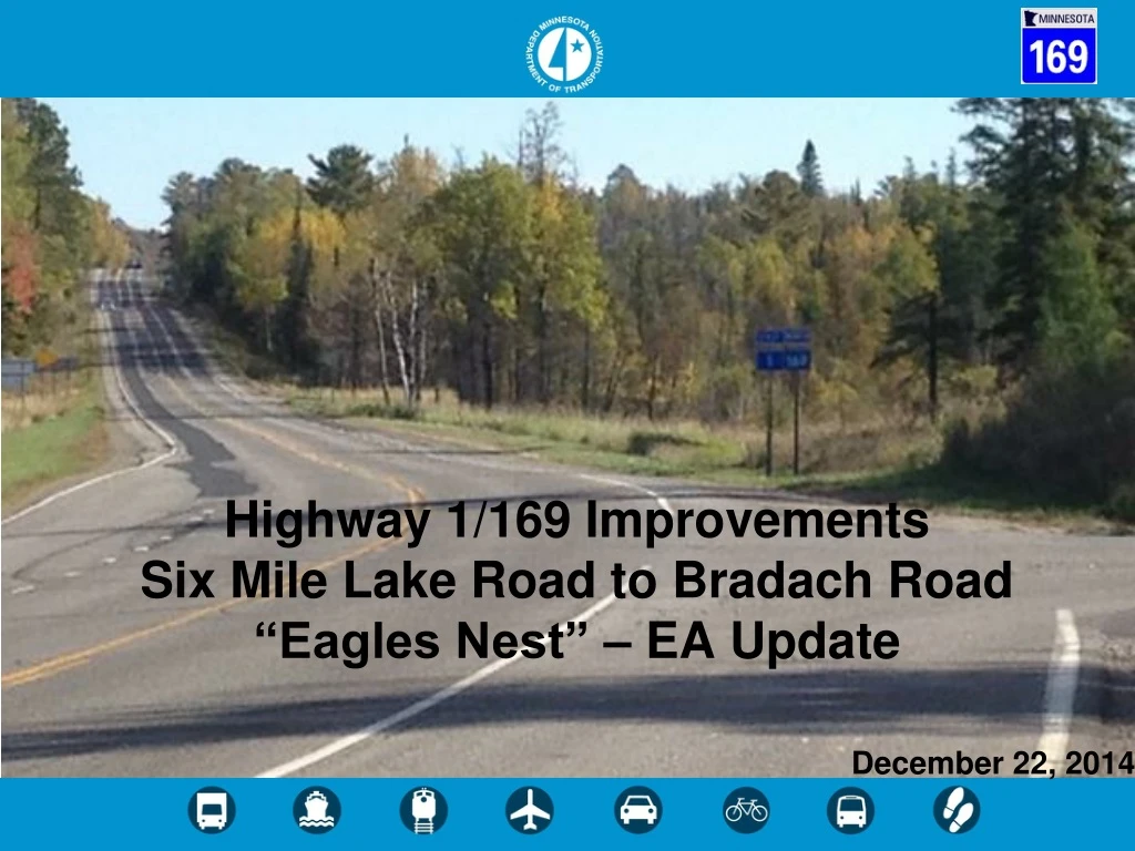 highway 1 169 improvements six mile lake road to bradach road eagles nest ea update
