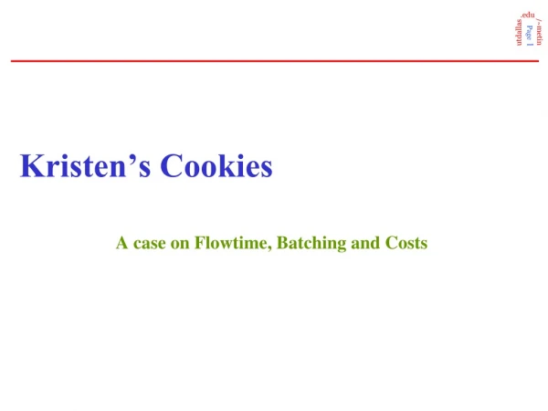 Kristen’s Cookies