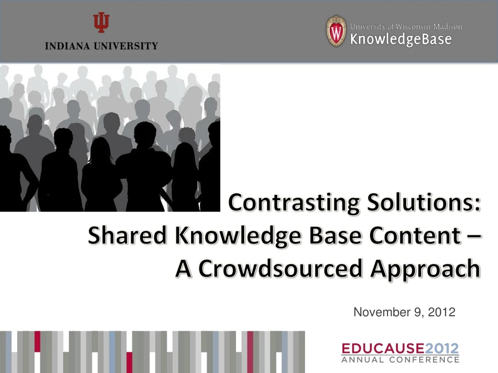 contrasting solutions shared knowledge base
