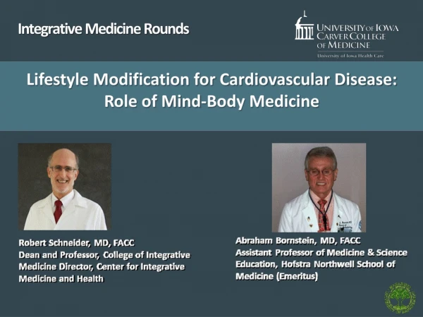 Lifestyle Modification for Cardiovascular Disease