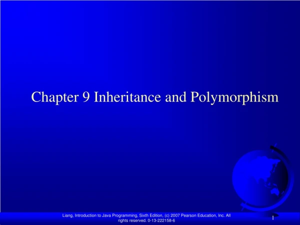 Chapter 9 Inheritance and Polymorphism