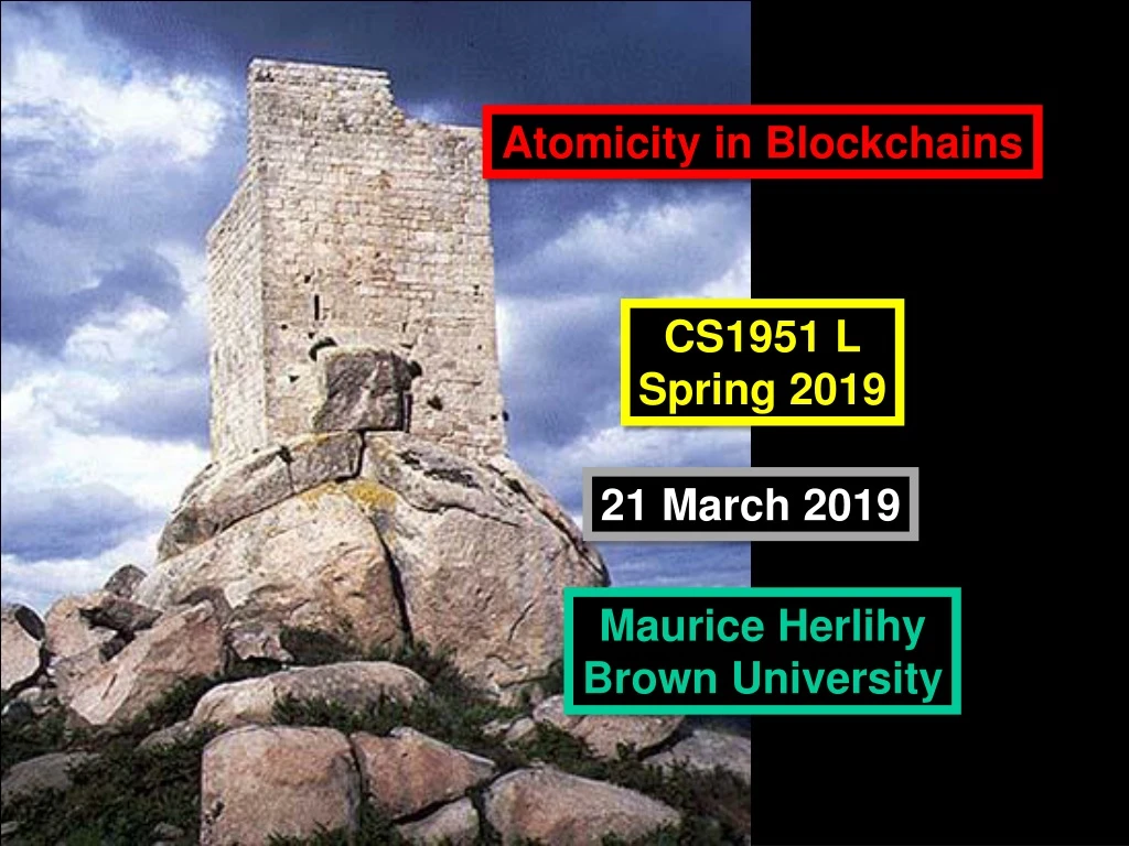 atomicity in blockchains