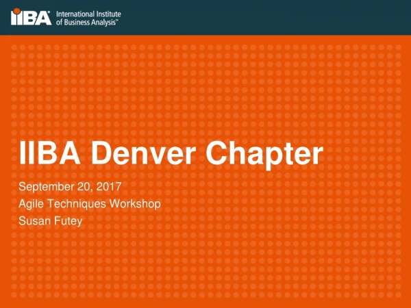 IIBA Denver Chapter