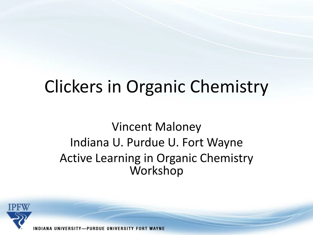 clickers in organic chemistry