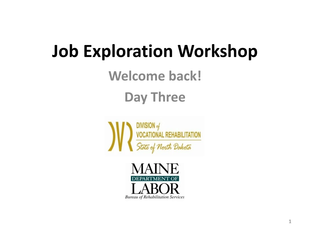 job exploration workshop