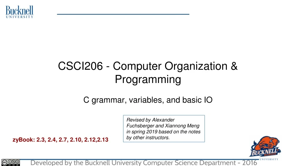 csci206 computer organization programming