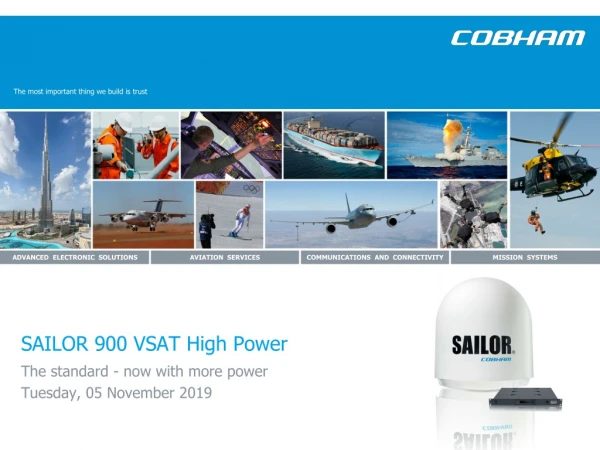 SAILOR 900 VSAT High Power