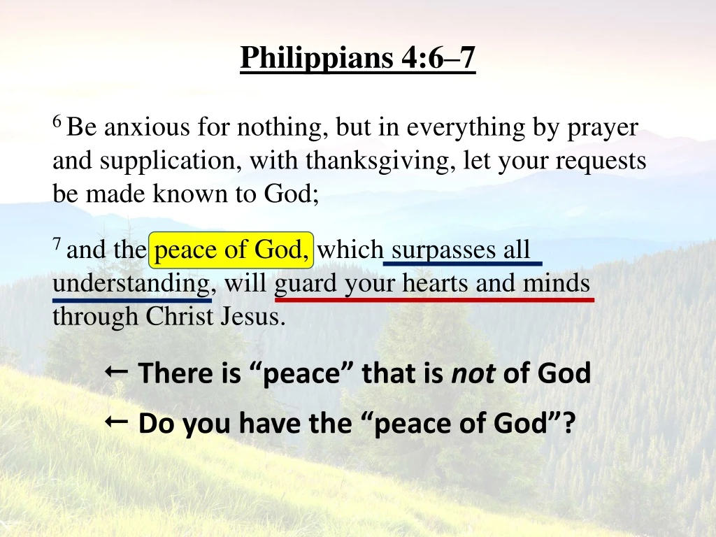 philippians 4 6 7 6 be anxious for nothing