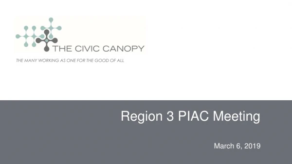 Region 3 PIAC Meeting