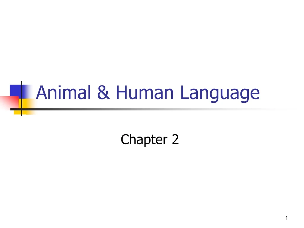 animal human language