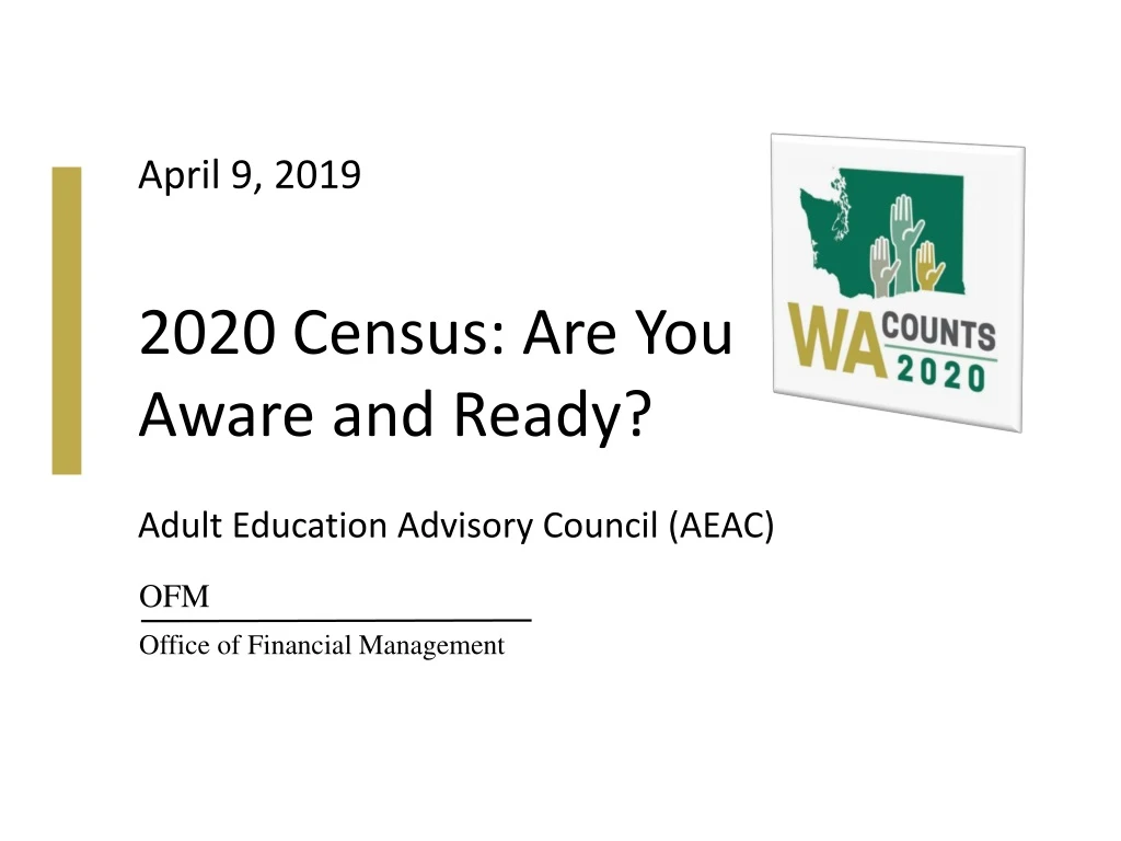 april 9 2019 2020 census are you aware and ready adult education advisory council aeac