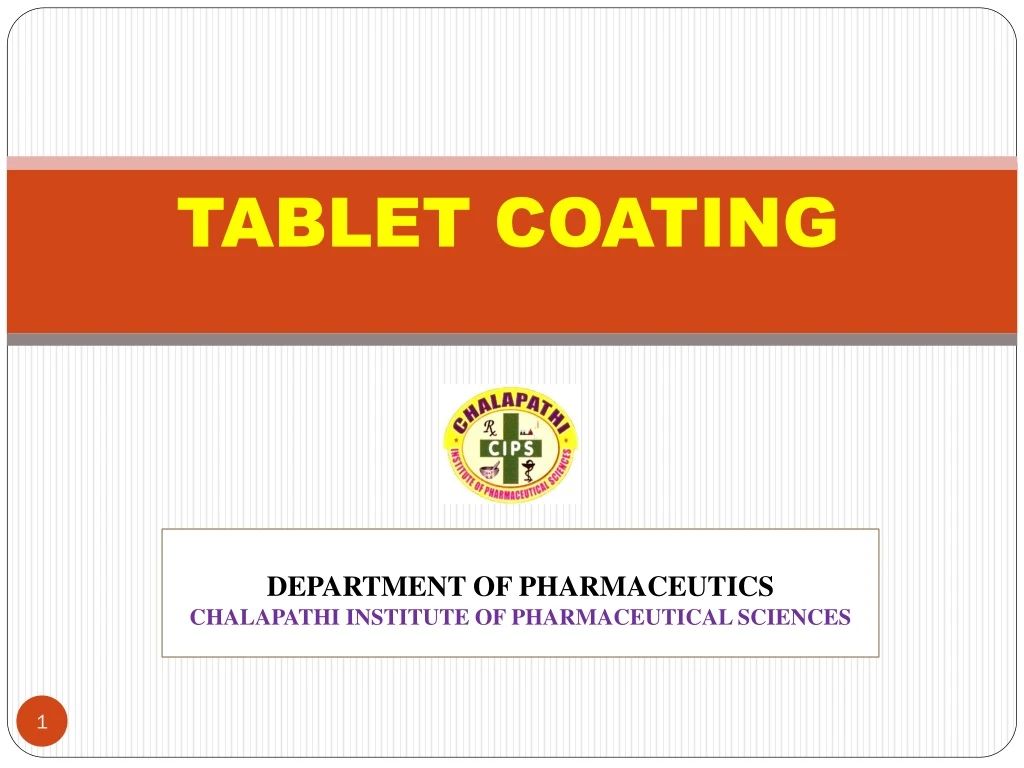 tablet coating