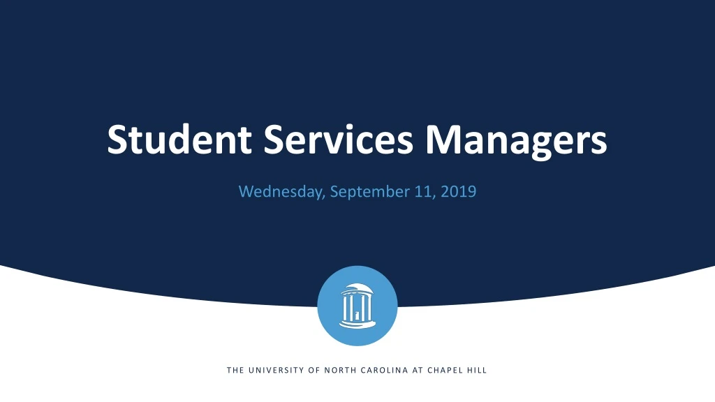 student services managers