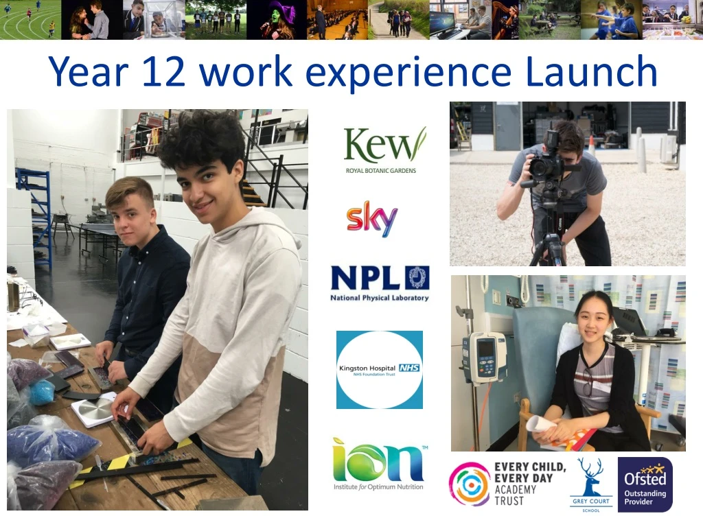 year 12 work experience launch