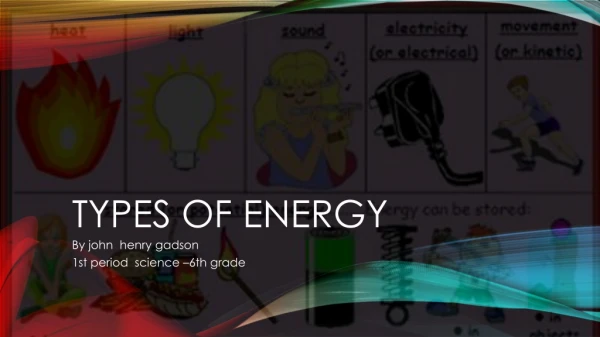 Types of energy